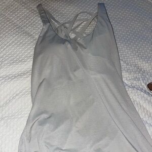 Lululemon Athletica Silver Strappy Tank
